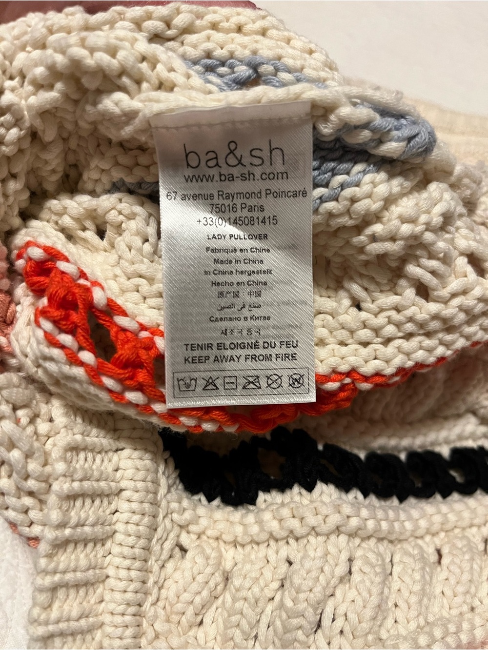 ba&sh Gardy Sweater Size S - Picture 8 of 9